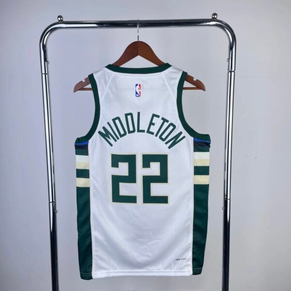 2023 Bucks Home NBA Jersey - Image 5