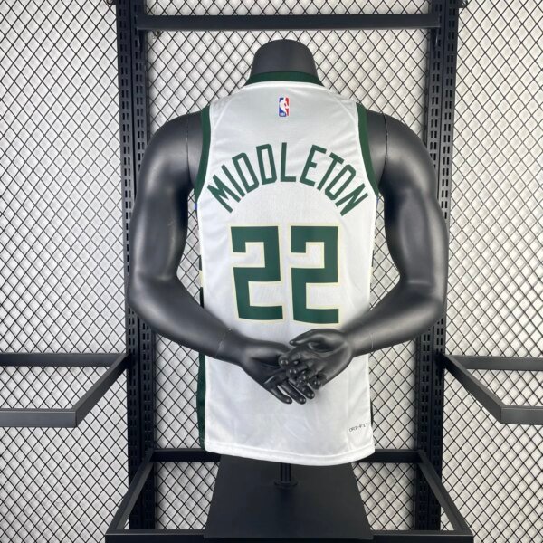 2023 Bucks Home NBA Jersey - Image 6