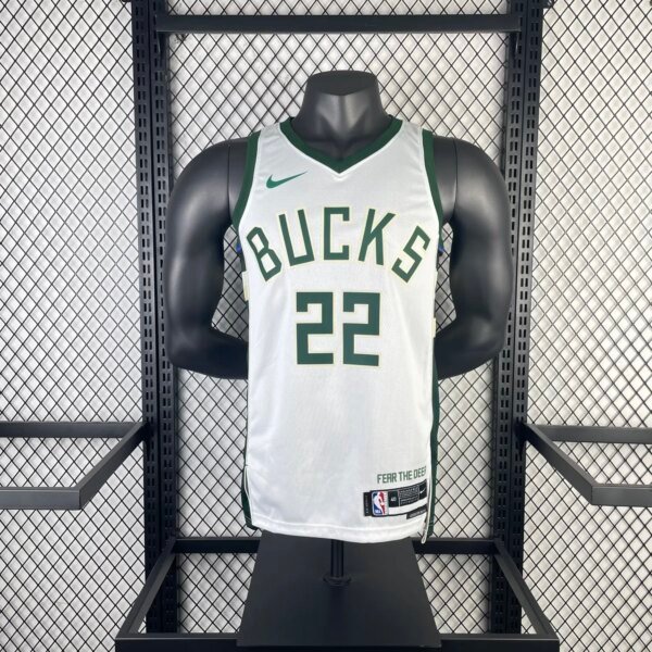 2023 Bucks Home NBA Jersey - Image 7