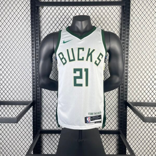2023 Bucks Home NBA Jersey - Image 8