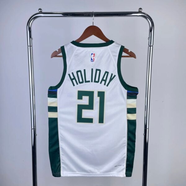 2023 Bucks Home NBA Jersey - Image 11