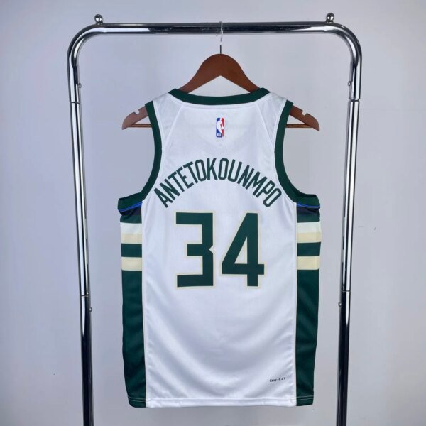 2023 Bucks Home NBA Jersey - Image 12