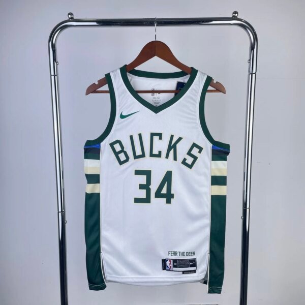 2023 Bucks Home NBA Jersey - Image 13