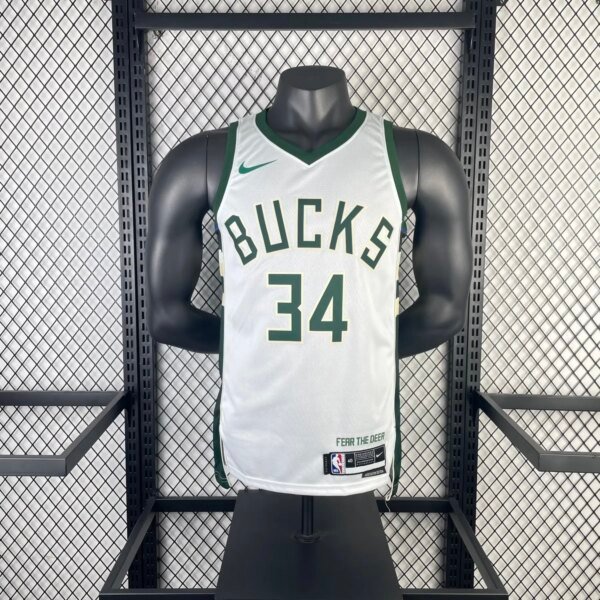 2023 Bucks Home NBA Jersey - Image 14