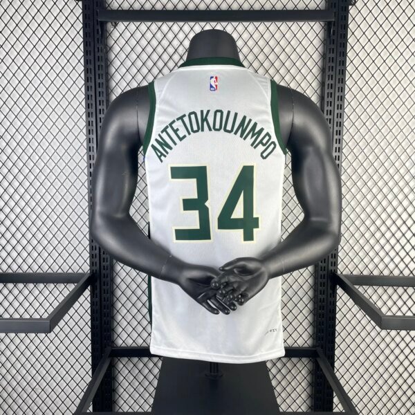 2023 Bucks Home NBA Jersey - Image 15