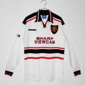 1998-99 Manchester United Away Long Sleeve Retro Jersey