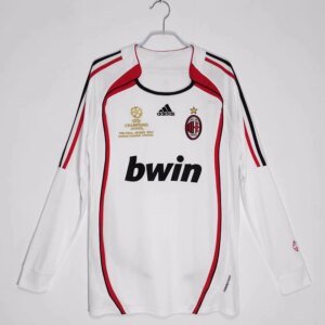 2006-07 AC Milan Away Long Sleeve Retro Jersey