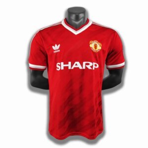 1986-88 Manchester United Home Retro Jersey