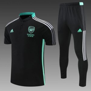 Arsenal POLO Black Short Sleeve Suit