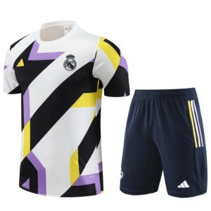 23-24 Real Madrid Camouflage Training Short Sleeve Suit