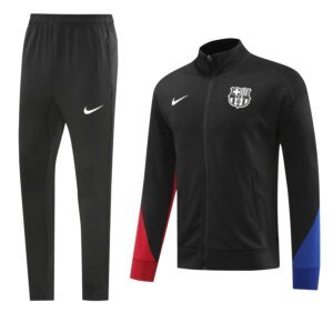 24-25 Barcelona Black Jacket Tracksuit