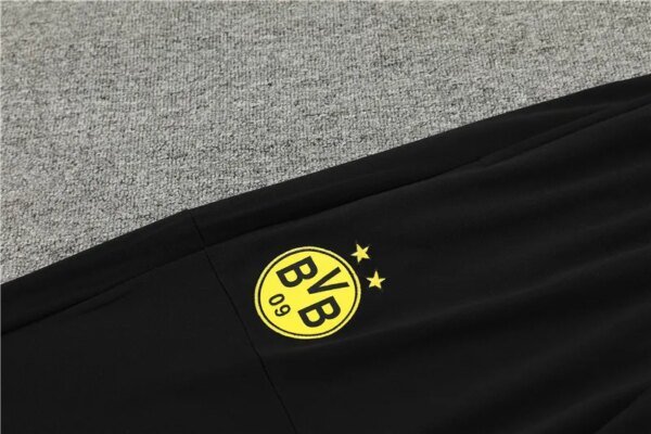23-24 Borussia Dortmund Black Training Suit - Image 9