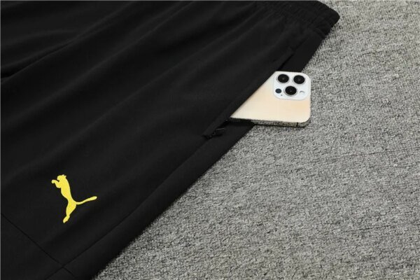 23-24 Borussia Dortmund Black Training Suit - Image 10