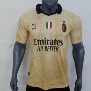 23-24 AC Milan Special Gold Edition Fans Jersey