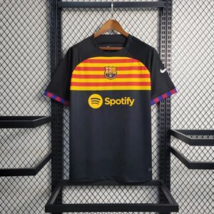 23-24 Barcelona Black Training Fans Jersey