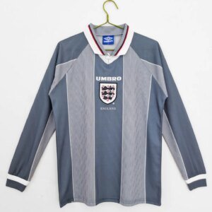 1996 England Away Retro Long Sleeve Jersey