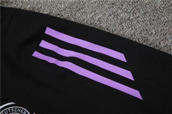 2024 Germany Black Short Sleeve Training Suit - Image 4