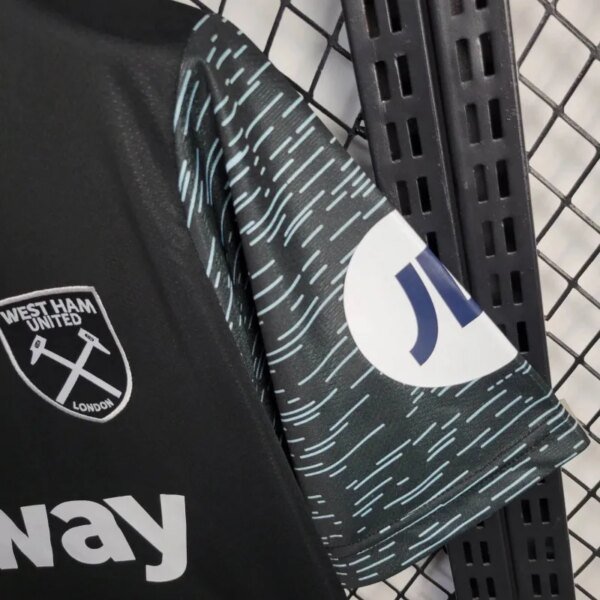 24-25  West Ham United Black Fans Jersey - Image 2