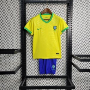 2023 Brazil Home Yellow Kids Kit