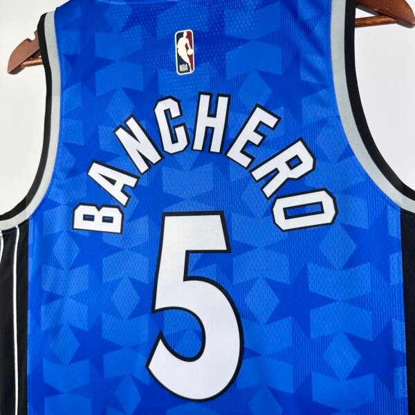 23-24 Orlando Magic Classic Edition Paolo Banchero #5 Swingman NBA Jersey - Image 4