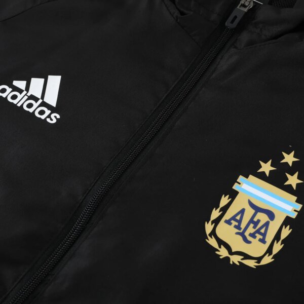 23-24 Argentina Black Windbreaker S-XXL - Image 3