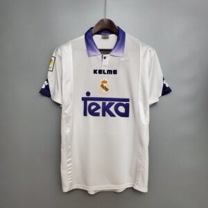 97-98 Real Madrid Home Short Sleeve Retro Jersey