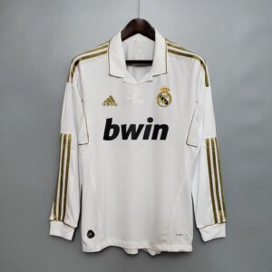 11-12 Real Madrid Home Long Sleeve Retro Jersey