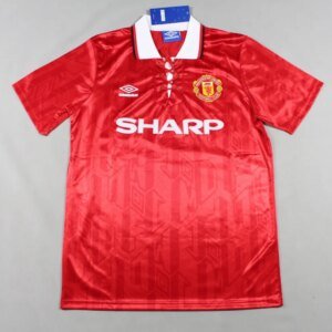 1994 Manchester United Home Red Retro Short Jersey
