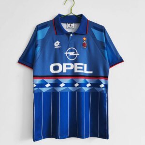 95-96 AC Milan 4TH Away Blue Retro Jersey