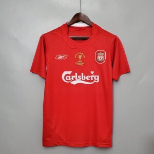 2005 Liverpool Home Champions League Retro Jersey
