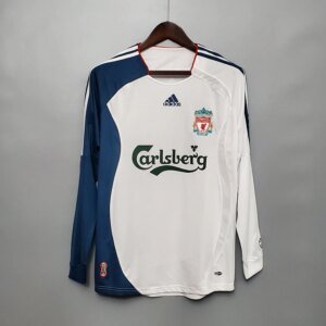 06-07 Liverpool Away Long Sleeve Retro Jersey