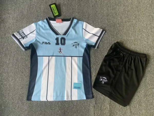 Argentina 10# Maradona Retirement Commemorative Edition Kid Kit
