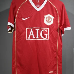 Manchester United Home Kit Retro 08-09