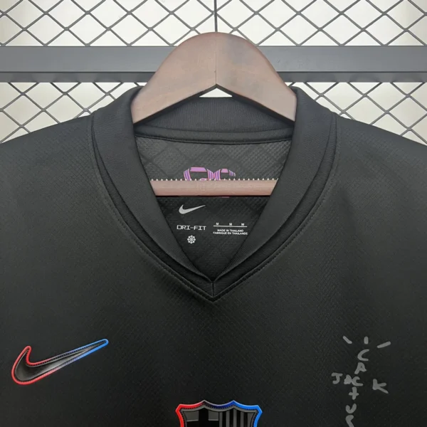 24-25 Barcelona Black TRAVIS SCOTT Fans Kit - Image 2