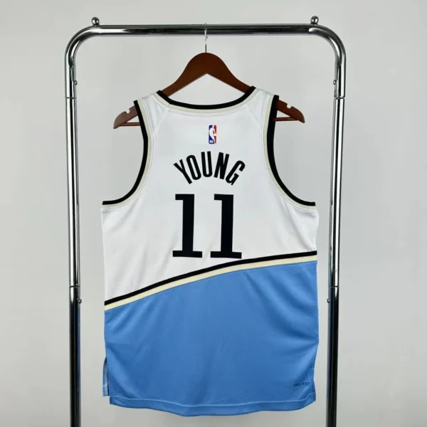 Young#11 Atlanta Hawks 2025 NBA Kit - Image 9