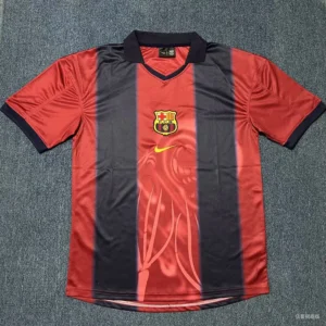 Barcelona Home Skeleton Kit Retro 2000-01