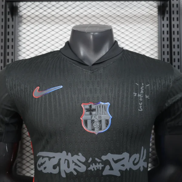 24-25 Barcelona Black TRAVIS SCOTT Kit - Image 2