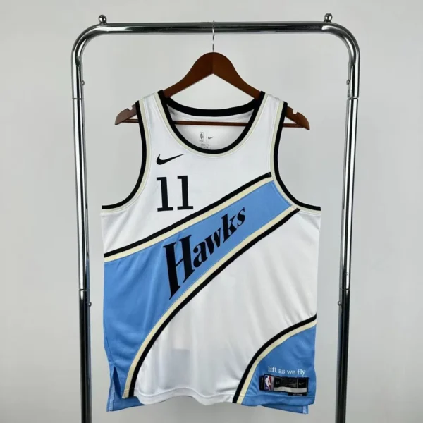 Young#11 Atlanta Hawks 2025 NBA Kit - Image 3